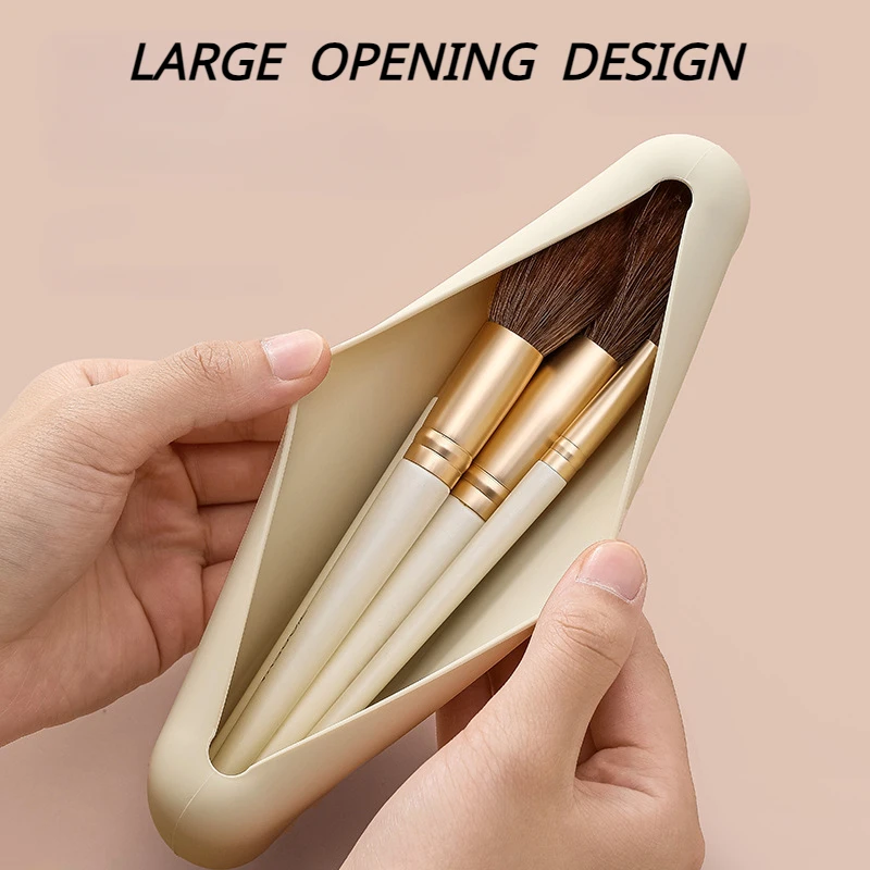 Travel Makeup Brush Holder Sil - Beauty Makeup Case reseña y precio