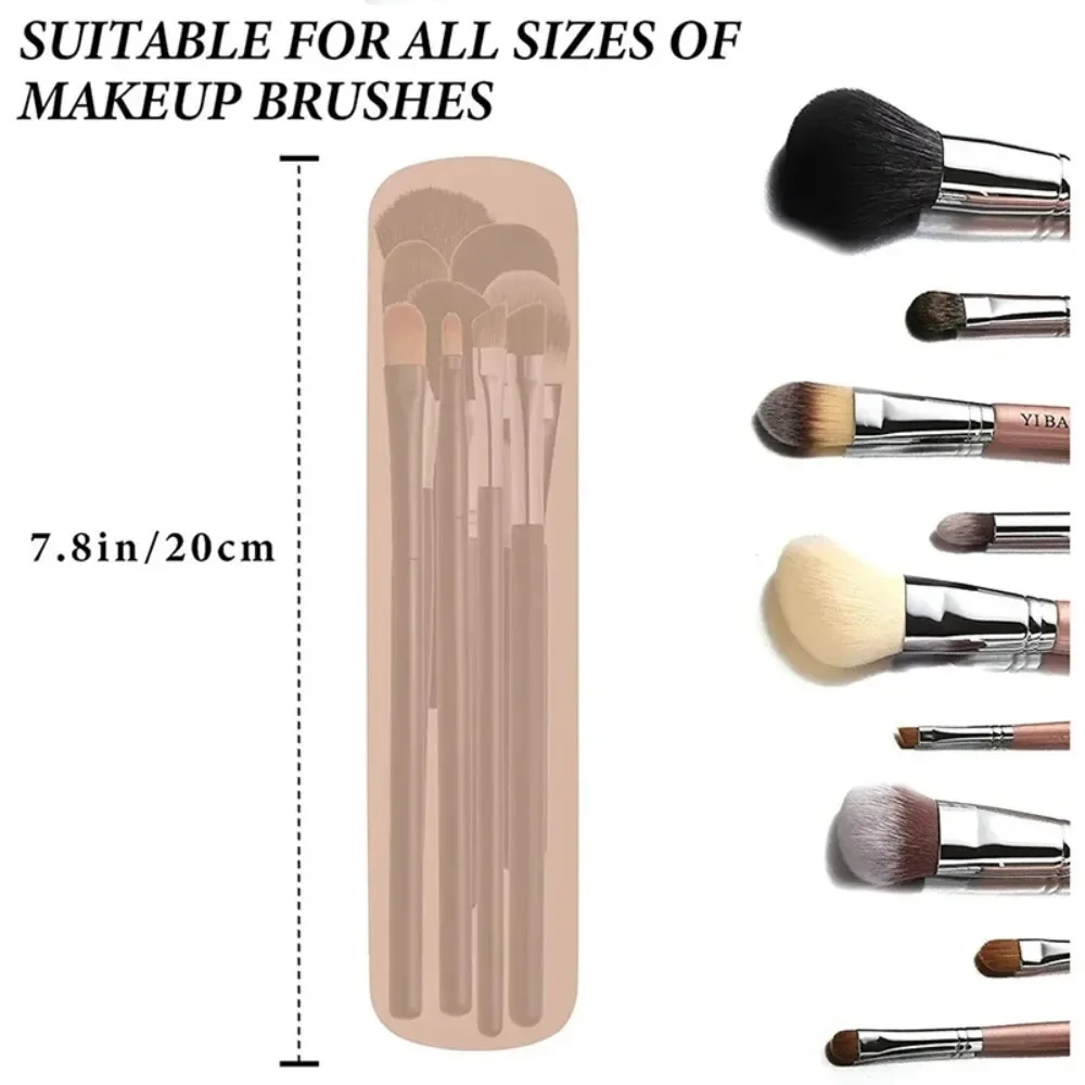 Travel Makeup Brush Holder Sil - Beauty Makeup Case reseña y precio