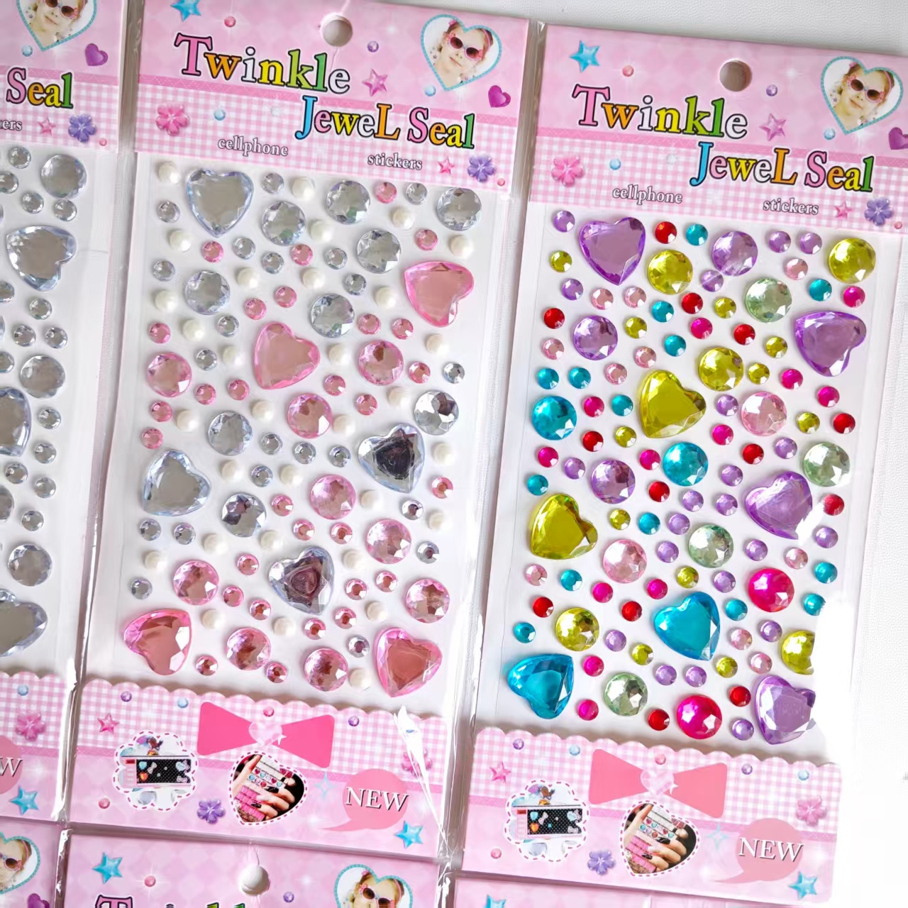 4 sheets Large Diamond Star Lo - Beauty Love Makeup reseña y precio