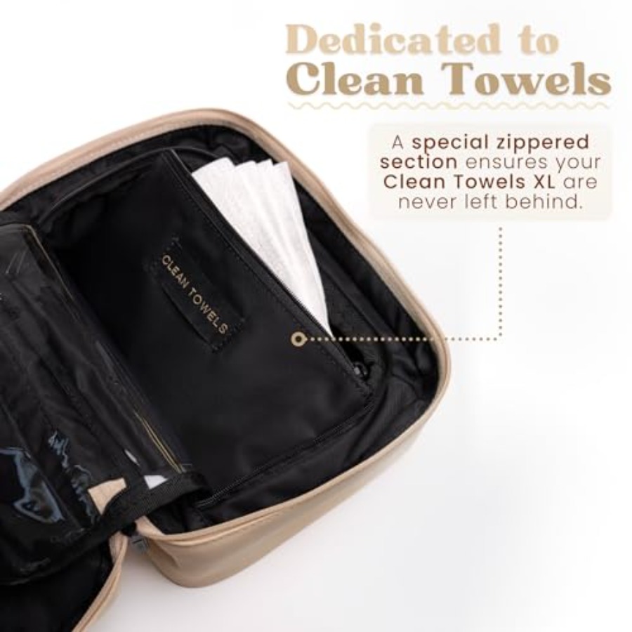 Clean Towels XL Dedicated Trav - Beauty For You Makeup reseña y precio