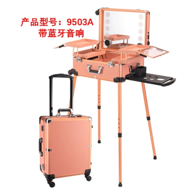 22-Inch Trolley Cosmetic Case  - Beauty Makeup Trolley reseña y precio