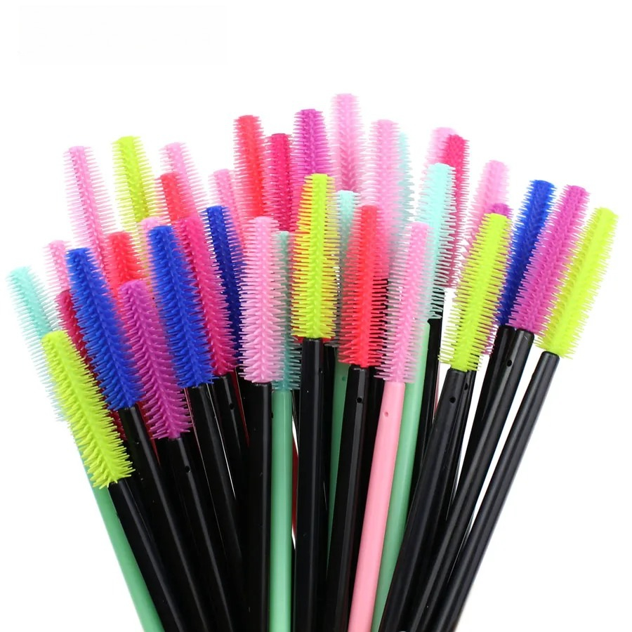 50pcs Silicone Mascara Wands A - Beauty Makeup Background reseña y precio