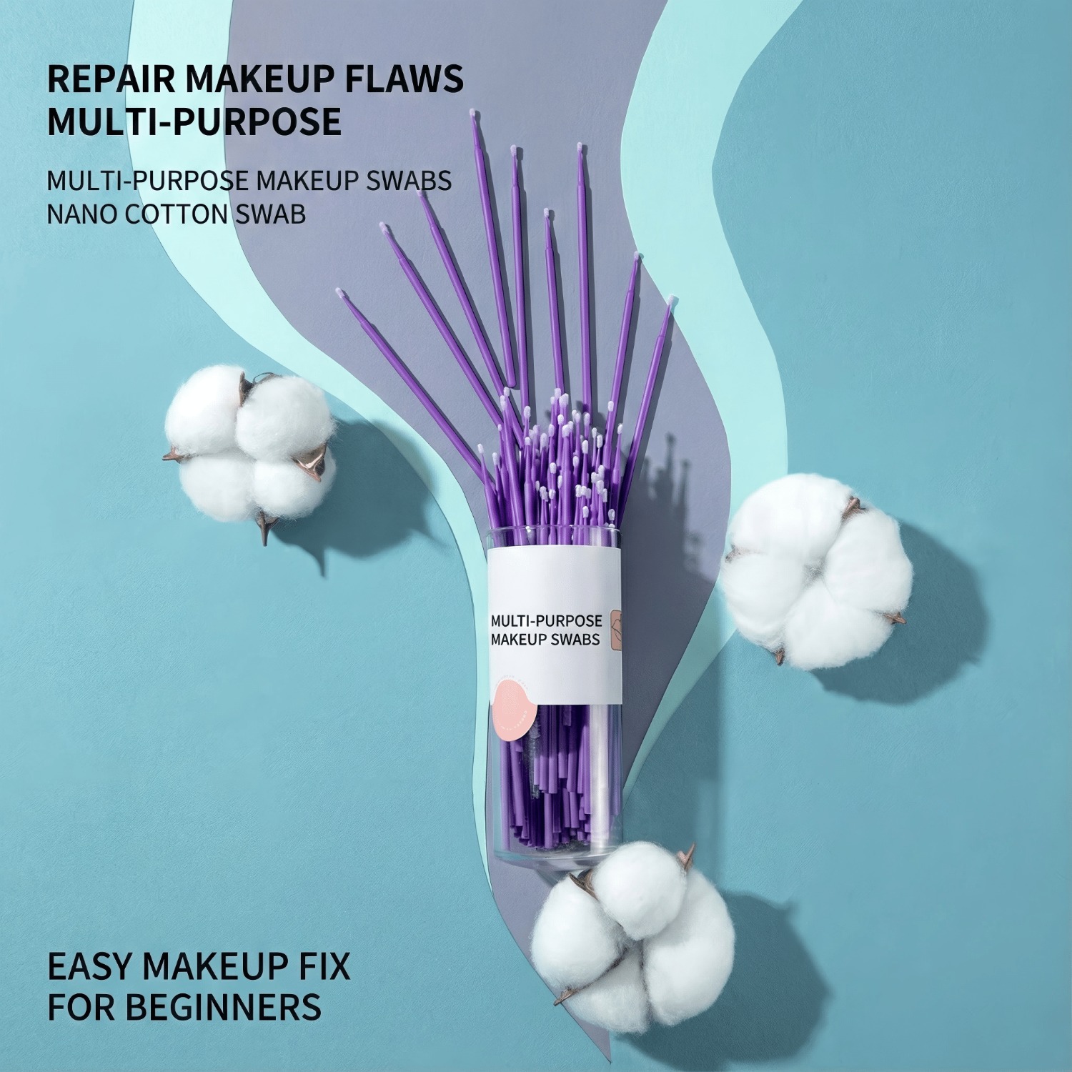 100Pcs Purple Micro Brushes Po - Beauty For You Makeup reseña y precio