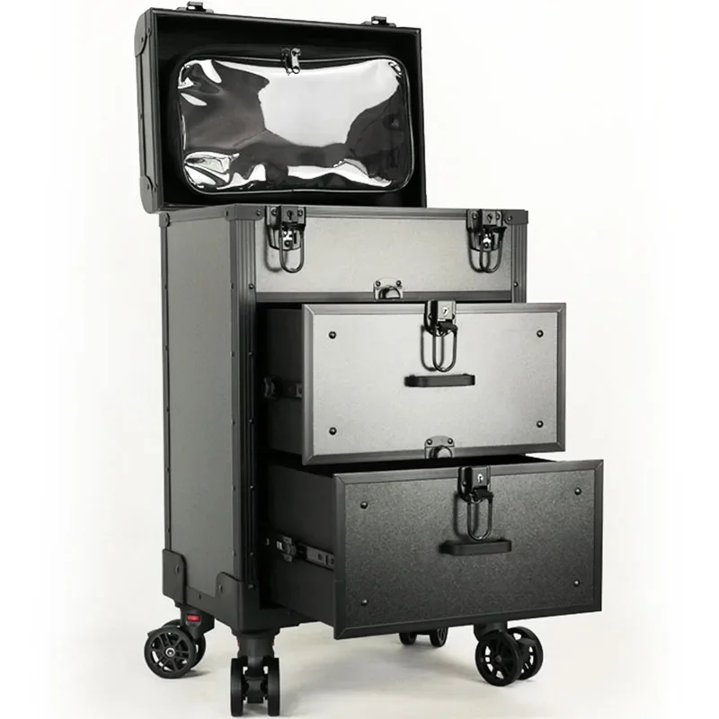 Brand-new Aluminum Alloy Profe - Beauty Makeup Trolley reseña y precio