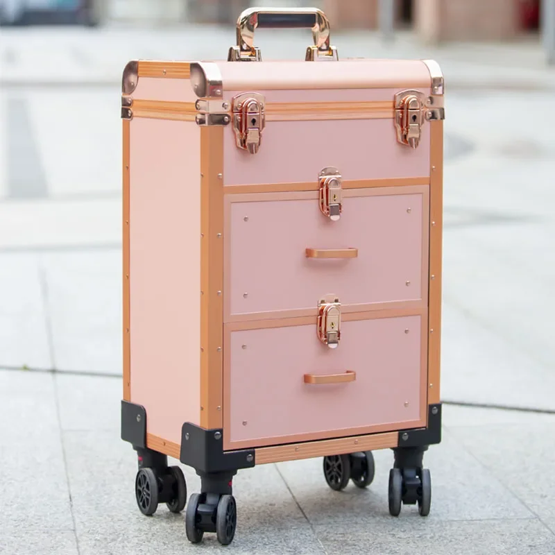 Brand-new Aluminum Alloy Profe - Beauty Makeup Trolley reseña y precio