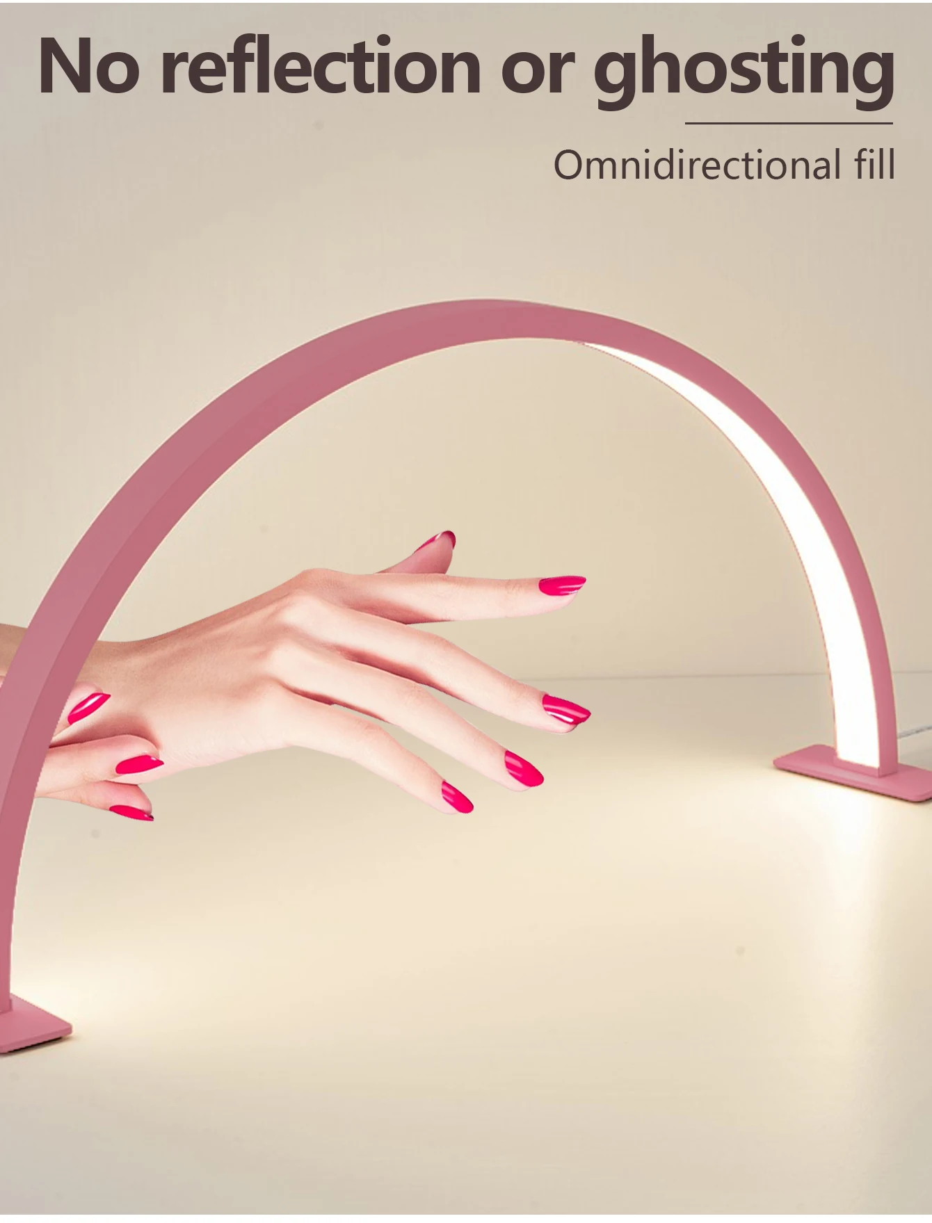 LED Nail Lamp Half Moon Beauty - Beauty Makeup Salon reseña y precio