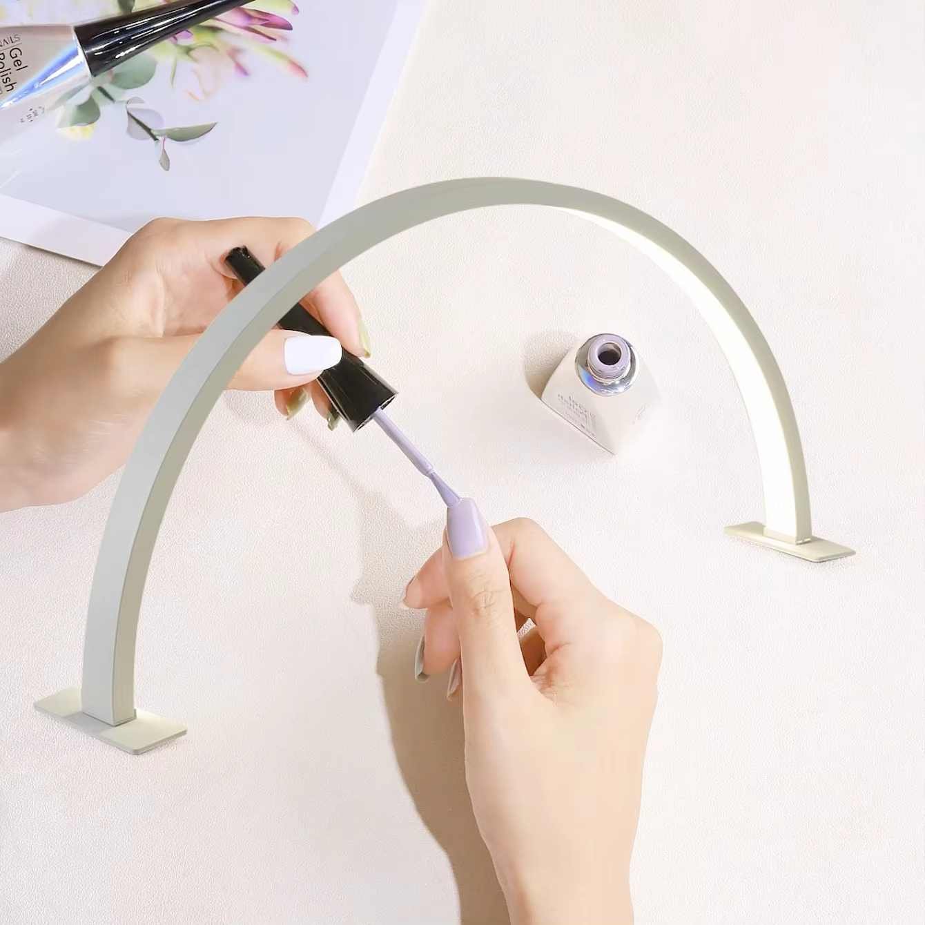 LED Nail Lamp Half Moon Beauty - Beauty Makeup Salon reseña y precio