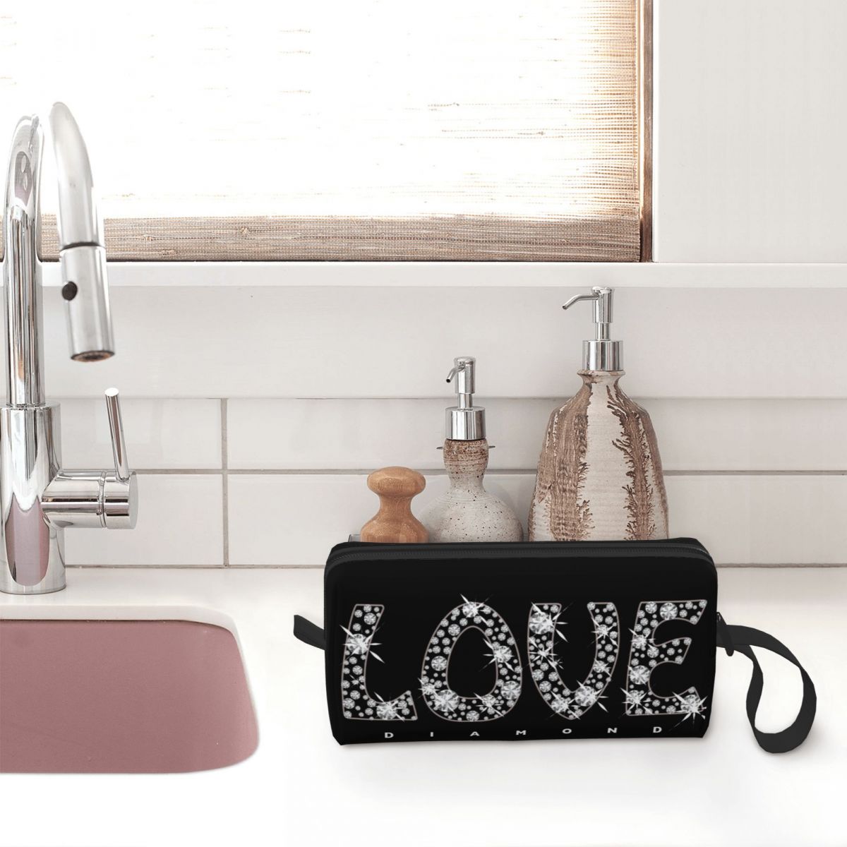 Custom Love Diamond Toiletry B - Beauty Love Makeup reseña y precio